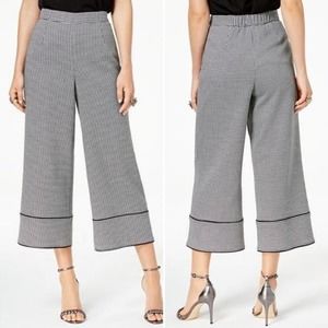 Rachel Zoe Houndstooth High Rise Wide Leg Pants Size 6